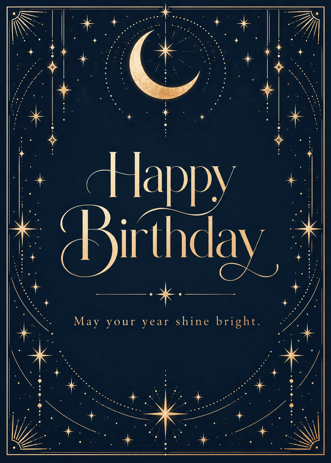 Written in the Stars sample digital card