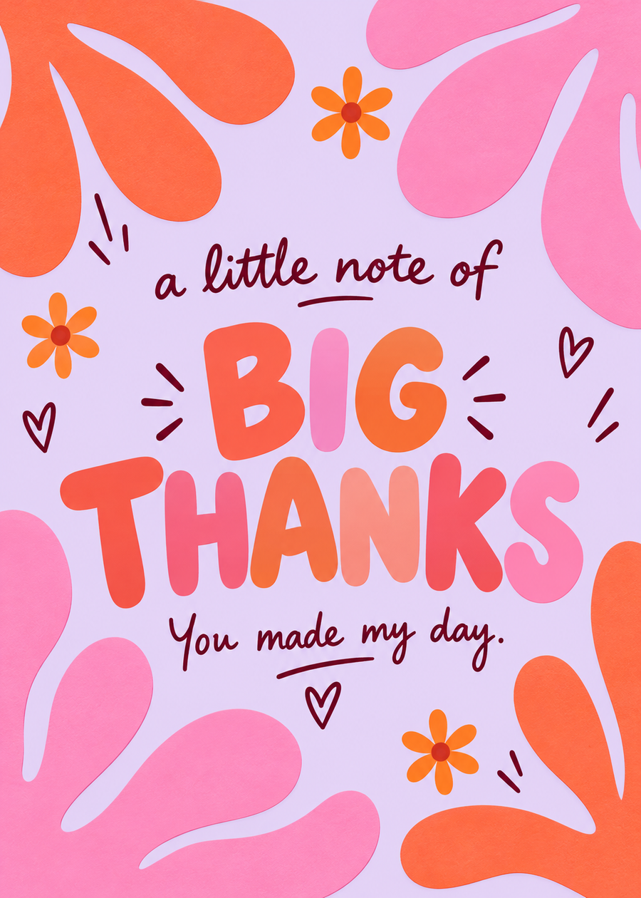 A Bright Little Thank You